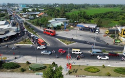 Ùn tắc hơn 10km trên quốc lộ 91 qua huyện Châu Thành, tỉnh An Giang