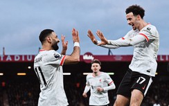 Ngoại hạng Anh: Salah rực sáng, Liverpool thắng đẹp Bournemouth