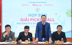 Khoảng 500 VĐV dự giải Pickleball Báo Kinh tế và Đô thị 2025