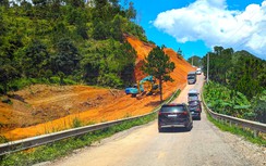 Nhiều gói thầu dự án cải tạo, nâng cấp QL28B chậm tiến độ
