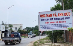 Quảng Ngãi chỉ đạo gỡ biển quảng cáo "chữa bệnh bằng nước"