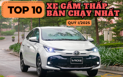 Top 10 xe sedan bán chạy nhất Việt Nam quý I/2025