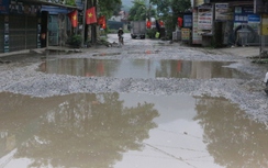 Chi chít hố lớn, hố nhỏ trên tuyến tỉnh lộ ở Thái Nguyên