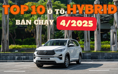 TOP ô tô hybrid bán chạy tháng 4/2025