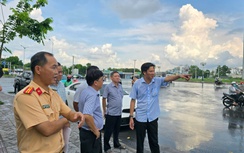 Nút giao cầu Trần Hoàng Na: Đề xuất thảm nhựa, sơn vạch, bổ sung biển báo