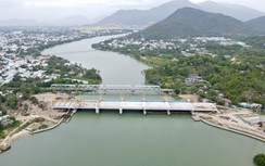 Đập ngăn mặn sông Cái Nha Trang sắp về đích sau nhiều năm vướng mặt bằng