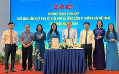 Hội Liên hiệp Phụ nữ phối hợp triển khai phong trào “Đường tàu - Đường hoa”