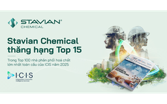 Stavian thăng hạng top 15 trong 100 nhà phân phối hóa chất lớn nhất toàn cầu