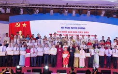 Hà Nội tuyên dương 80 gia đình văn hóa tiêu biểu