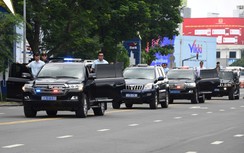 Công an diễn tập trấn áp tội phạm, bảo vệ yếu nhân ở trung tâm TP.HCM