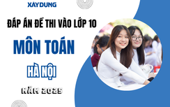 Đáp án đề thi tuyển sinh lớp 10 môn Toán Hà Nội năm 2025