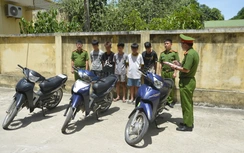 Công an Nghệ An bắt giữ 5 đối tượng trộm cắp xe máy