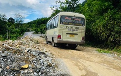 Sụt lún trên quốc lộ ở Thanh Hoá, khi nào khắc phục?