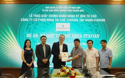 Thanh Hóa cấp chứng nhận đăng ký đầu tư dự án Tổ hợp tái chế nhựa Stavian tại KKT Nghi Sơn