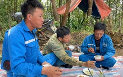 Ăn trên núi, ngủ lại công trường chạy đua tiến độ dự án 500 kV Lào Cai - Vĩnh Yên