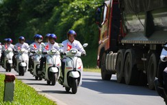 Yamaha Grande cán mốc 3.000km xuyên Việt