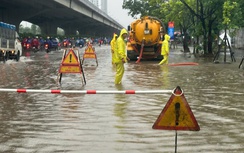 Hà Nội: Tăng cường xử lý các điểm úng ngập