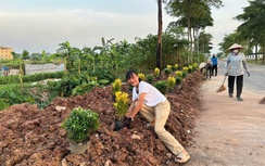 Xã vùng ven Thủ đô từ "điểm đen" rác thải đến rực rỡ đường hoa