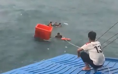 Tàu từ Rạch Giá đi Phú Quốc kịp thời cứu 4 ngư dân trôi dạt trên biển Tây Nam