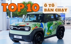 TOP 10 ô tô bán chạy nhất 8 tháng đầu năm