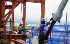 Dự án cầu Phước An: Căng cáp văng đầu tiên, đẩy nhanh tiến độ hoàn thành vào năm 2027