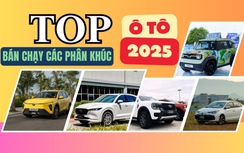Ô tô bán chạy nhất các phân khúc năm 2025