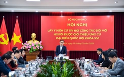 Giới thiệu Bộ trưởng Ngoại giao Lê Hoài Trung ứng cử đại biểu Quốc hội khóa XVI