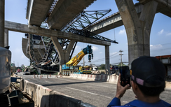 Thái Lan: Lại sập cần cẩu từ công trình giao thông xuống đường, 7 người thương vong