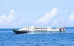 Mỗi tuần có 6 chuyến tàu cao tốc đi - về nối đảo Phú Quốc với đảo Thổ Châu ở An Giang