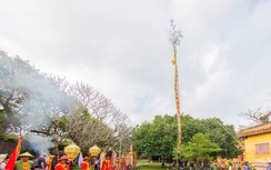 Hoàng cung Huế tái hiện nghi lễ dựng nêu đón tết Nguyên đán Bính Ngọ 2026