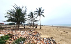 Nỗi lo biển xâm thực "nuốt" đê ở Thanh Hóa