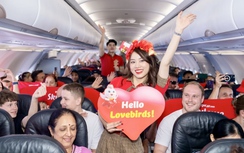 Trải nghiệm Valentine ngọt ngào trên bầu trời cùng Vietjet