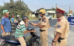 CSGT Tây Ninh lập biên bản hơn 1.300 trường hợp vi phạm trong cao điểm Tết