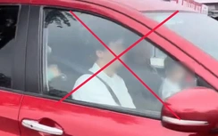 Hà Nội: Xử phạt tài xế cho trẻ nhỏ ngồi cùng hàng ghế lái xe