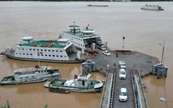 Huy động 19 phà tải trọng lớn phục vụ người dân tại các bến phà miền Tây