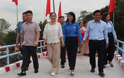 Khánh thành cầu Nhân Ái, tuổi trẻ Bộ Xây dựng nối nhịp giao thông vùng biên Tây Ninh