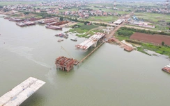 Cầu hơn 2.000 tỷ đồng ở Bắc Ninh tăng tốc thi công về đích