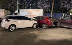 Một người tử vong vụ ô tô tông hàng loạt xe trên đường Nguyễn Chánh ở Hà Nội