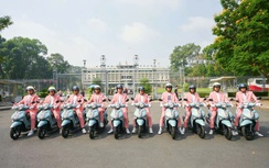 Đoàn xe Yamaha Grande và Janus xuống phố