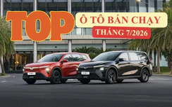 TOP 10 ô tô bán chạy tháng 7/2026: VinFast chiếm 5 vị trí dẫn đầu
