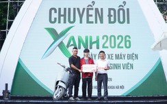 Lộ diện sinh viên Bách khoa trúng thưởng xe máy điện tại giải Hộ chiếu xanh