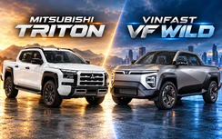VinFast VF Wild và Mitsubishi Triton: Sự khác biệt trong phân khúc bán tải