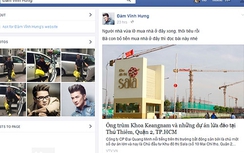 Mạo danh Facebook Đàm Vĩnh Hưng, Hoài Linh nói xấu... Khu đô thị Sala