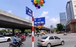 Hà Nội rào chắn đường Nguyễn Chánh để phục vụ thi công