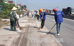 Sửa chữa đột xuất một số tuyến đường đảm bảo giao thông Tết