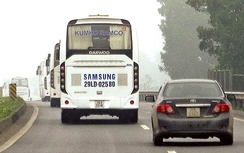 Xe chở công nhân Samsung hoạt động trái luật: Cộng đồng bức xúc