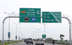 Giảm tốc độ lưu thông cao tốc Hà Nội - Bắc Giang