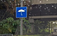 Singapore xây dựng khu trú mưa trên đường cao tốc, cầu vượt