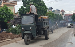 Hưng Yên: Xe công nông bùng phát, tung hoành giao thông nông thôn