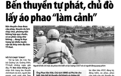 Thừa Thiên - Huế: Sẽ xóa các bến đò ngang không phép